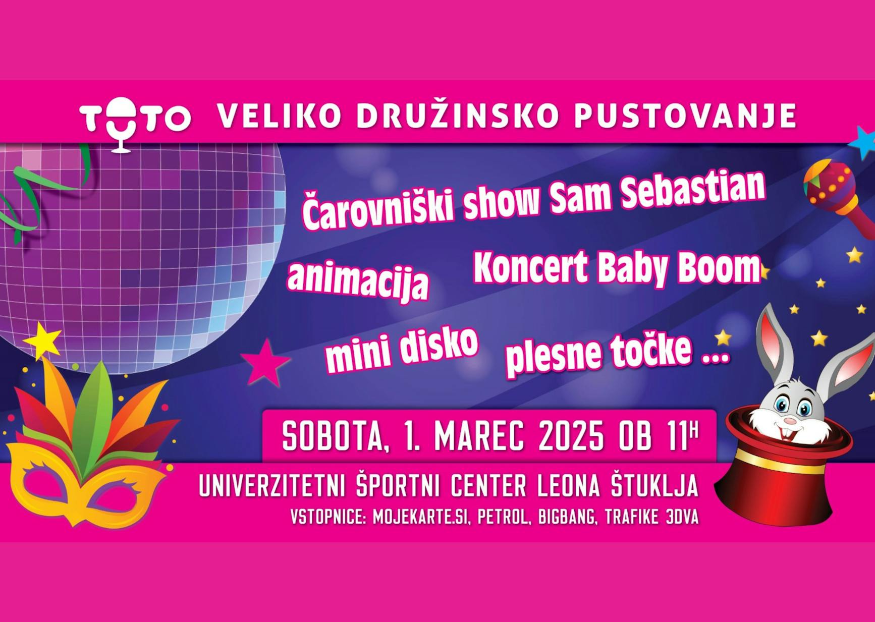 Toto veliko družinsko pustovanje